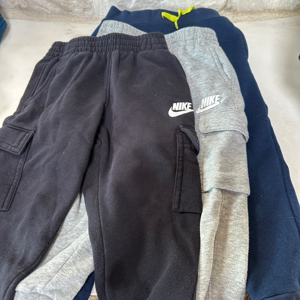 Kids Black, Gray, and Navy Joggers